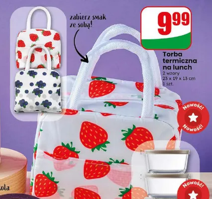 Torba termiczna na lunch 23x19x13 cm promocja w Dino