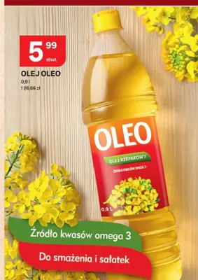 Olej rzepakowy Oleo promocja w Chorten