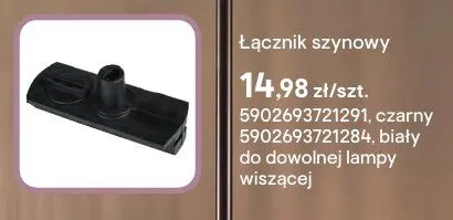 Łącznik szynowy biały do dowolnej lampy wiszącej promocja w Castorama
