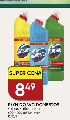 Płyn do WC Domestos Citrus promocja w Chata Polska
