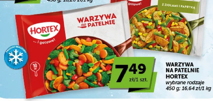 Warzywa na patelnię Hortex z ziołami i papryką promocja w Groszek