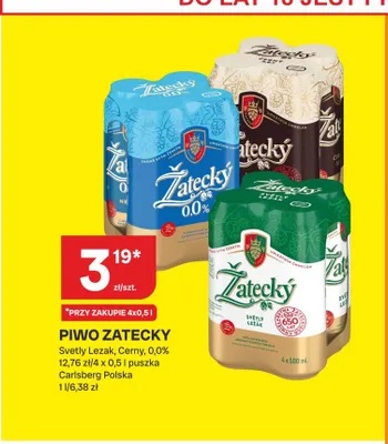 Piwo Žatecký Cerny 4-pak promocja w Chorten