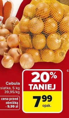 Cebula siatka promocja w Carrefour Market