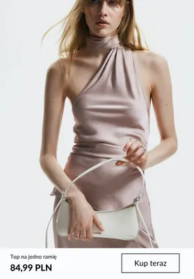 Top na jedno ramię promocja w H&M
