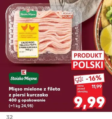 Mięso mielone z fileta z piersi kurczaka Stoisko Mięsne promocja w Kaufland