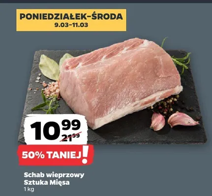 Schab wieprzowy Sztuka Mięsa promocja w Netto