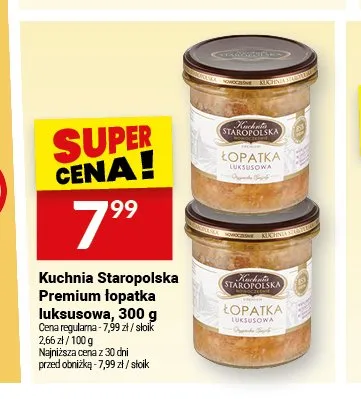 Konserwa Kuchnia Staropolska Premium łopatka luksusowa promocja w Twój Market