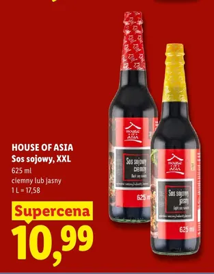 Sos sojowy jasny XXL House of Asia promocja w Lidl