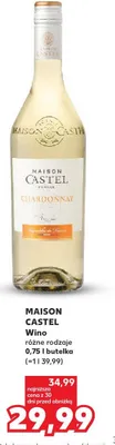 Wino Chardonnay 0,75 l, różne rodzaje promocja w Kaufland