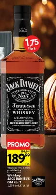 Whiskey Jack Daniel's Old No. 7 promocja w Intermarche