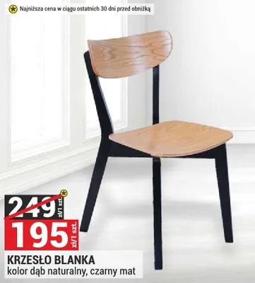 Krzesło Blanka promocja w Merkury Market
