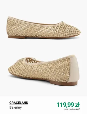 Baleriny GRACELAND promocja w Deichmann