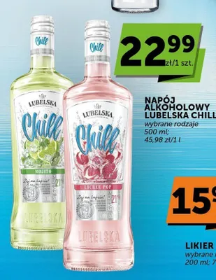 Napój alkoholowy Lubelska Chill Lychee Pop promocja w Groszek