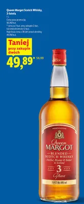Whisky Queen Margot Scotch 3-letnia promocja w Lidl