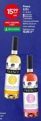 Wino Fresco półsłodkie promocja w Żabka