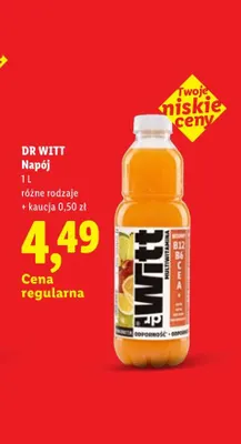 Napój Dr Witt promocja w Lidl