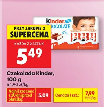 Czekolada promocja w Biedronka