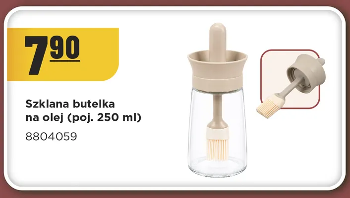 Szklana butelka na olej 250 ml promocja w MR. DIY