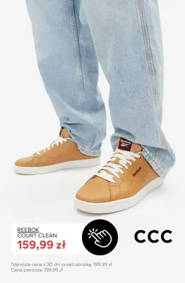 Buty Reebok Court Clean promocja w CCC