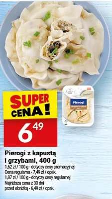 Pierogi z kapustą i grzybami promocja w Twój Market