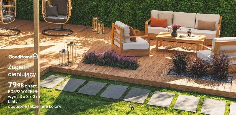 Żagiel cieniujący promocja w Castorama