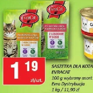 Saszetka dla kota promocja w Chorten