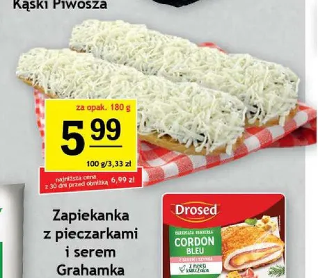 Zapiekanka z pieczarkami i serem Grahamka promocja w Gram Market