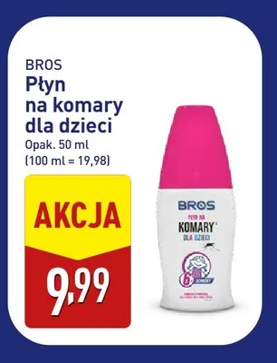 Płyn Bros na komary dla dzieci promocja w Aldi