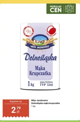 Mąka krupczatka promocja w Dino