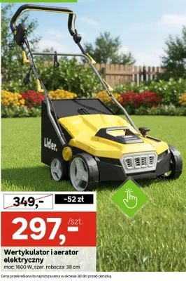 Wertykulator i aerator elektryczny promocja w Leroy Merlin