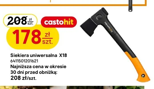 Siekiera uniwersalna X18 Fiskars promocja w Castorama