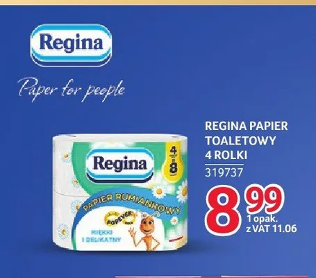 Papier toaletowy Regina Rumiankowy promocja w Selgros
