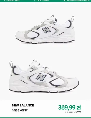 Sneakersy New Balance promocja w Deichmann
