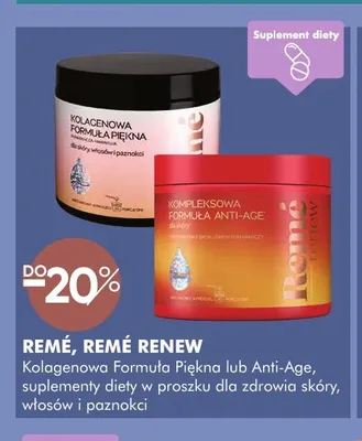 Kompleksowa Formuła Anti-Age Remé Renew promocja w Super-Pharm