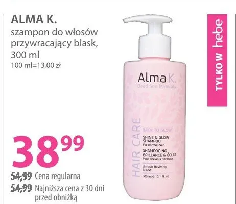 Szampon promocja w Hebe