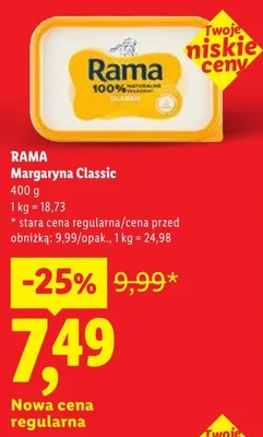 Margaryna Classic RAMA promocja w Lidl