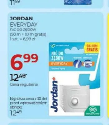 Nić do zębów Jordan Everyday promocja w Drogerie Jawa