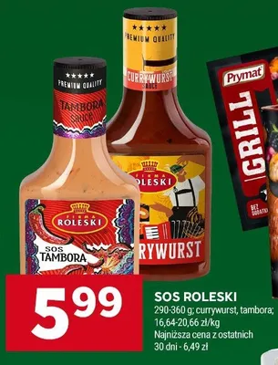 Sos Roleski currywurst promocja w Stokrotka