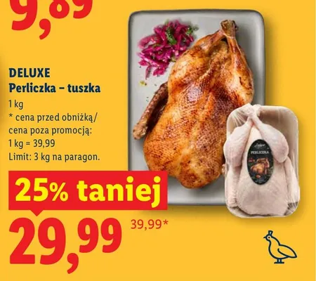 Perliczka - tuszka promocja w Lidl