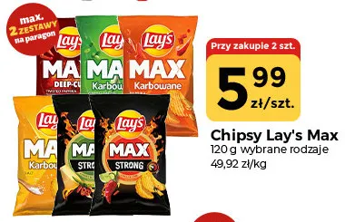 Chipsy Lay's Max promocja w Społem Częstochowa