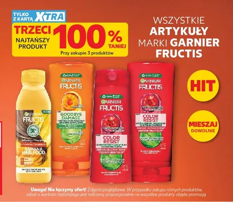 Odżywka do włosów Garnier Fructis Color Resist promocja w Kaufland