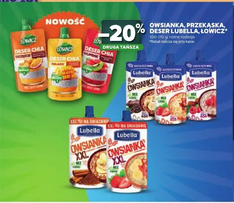 Owsianka XXL Lubella promocja w Stokrotka