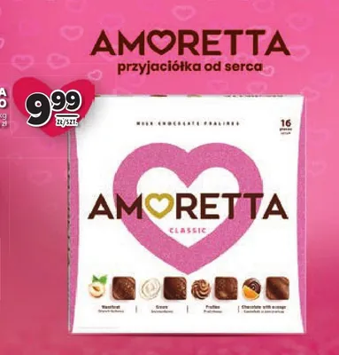 Bombonierka AMORETTA MIESZKO promocja w Stokrotka