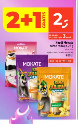 Napój Mokate King Julien's Cup-ccino smak waniliowy promocja w Dealz