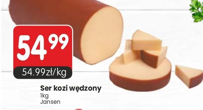 Ser kozi wędzony Jansen promocja w Market Point
