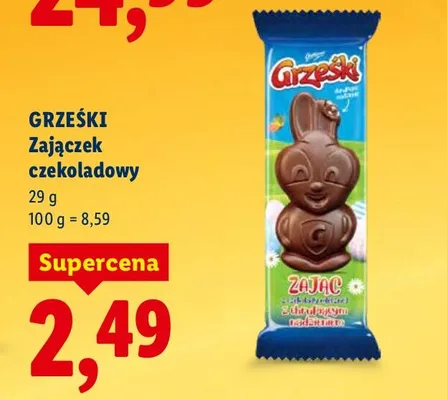 Zajączek czekoladowy promocja w Lidl