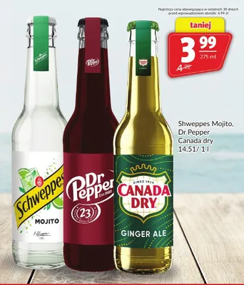 Napój gazowany Canada Dry Ginger Ale promocja w Prim Market