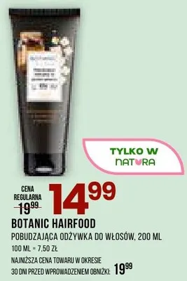 Odżywka/maska do włosów Botanic Hairfood 200 ml promocja w Drogerie Natura