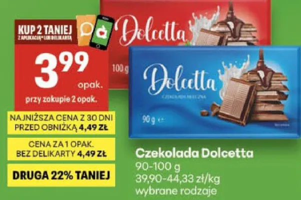 Czekolada promocja w Delikatesy Centrum