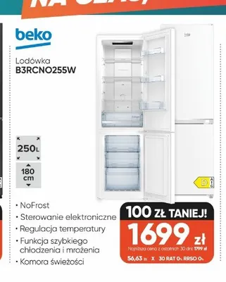Lodówka Beko B3RCNO255W promocja w Max Elektro